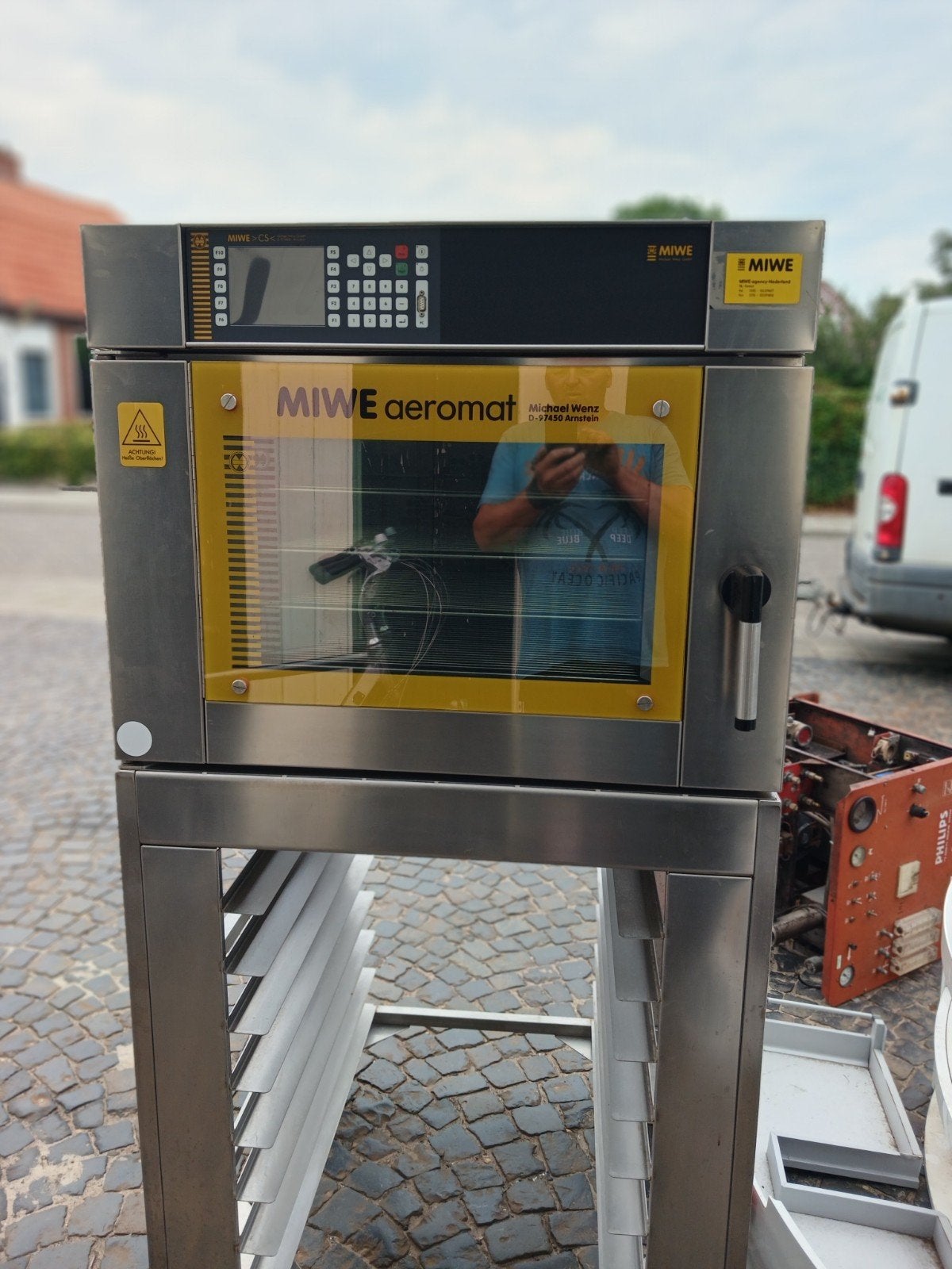 afbakmachine, Ophalen, Gebruikt