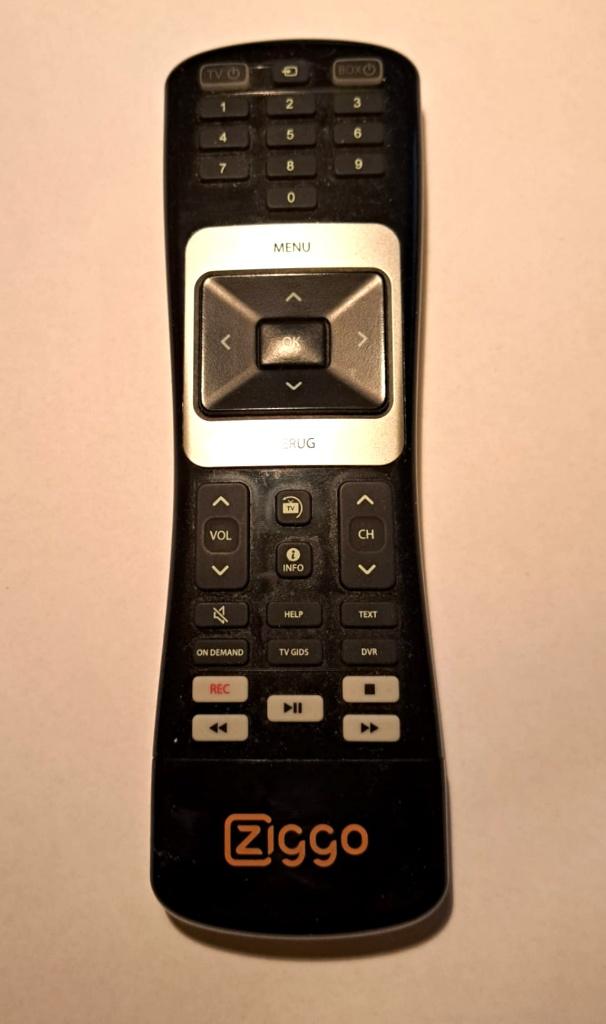 Afstandsbediening voor Ziggo Mediabox, Ophalen of Verzenden, Zo goed als nieuw, Origineel, Tv