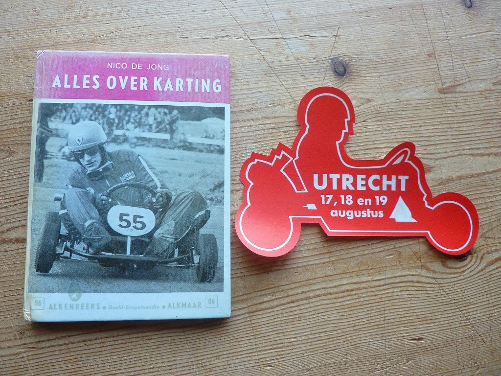 Alles over Karting + sticker - 1960s, Ophalen of Verzenden, Gebruikt, Overige typen