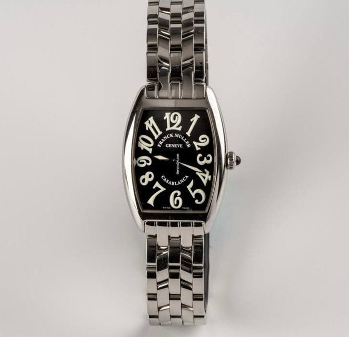 Franck Muller Casablanca 1752 QZ, Sieraden, Tassen en Uiterlijk, Overige merken, Staal, Staal, Polshorloge