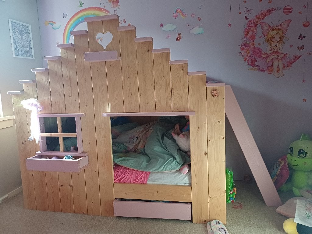 2x bedhuis, Ophalen, 85 tot 100 cm, Lattenbodem, Zo goed als nieuw