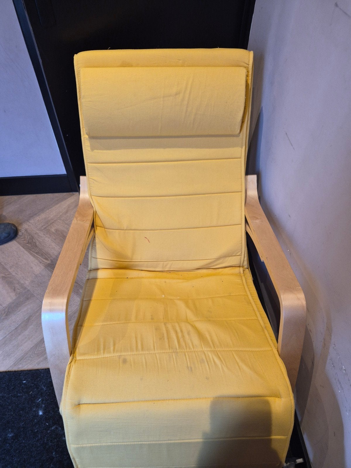 Schommel relaxstoel, Huis en Inrichting, Ophalen, Gebruikt, 75 tot 100 cm, Stof