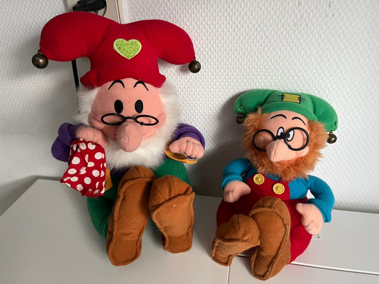 Kabouter Plop, 2 knuffels, Plop en Klus, Ophalen, Zo goed als nieuw, Overige typen
