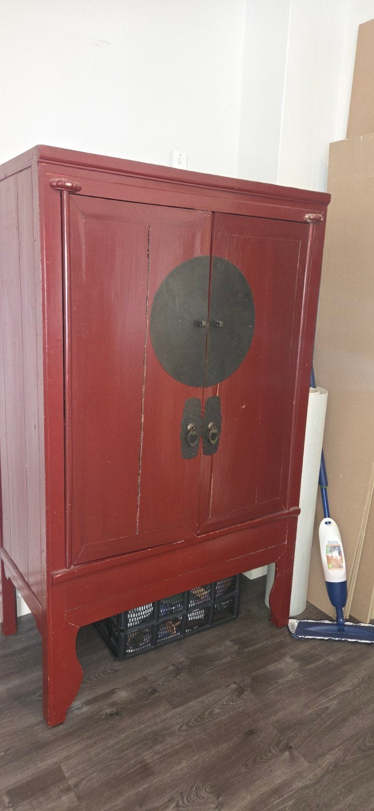 Chinese bruidskast/opbergkast - Rood, Ophalen