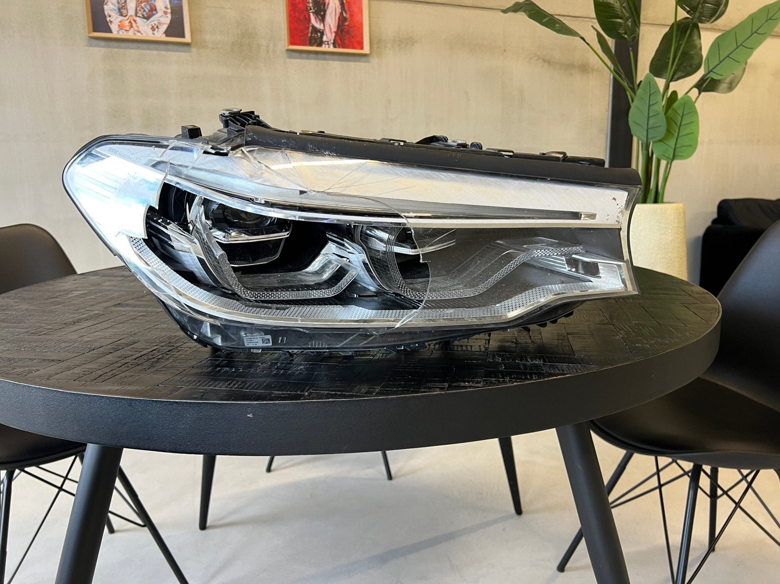 BMW 5 Serie G30 G31 Rechter Adaptive LASER LED Koplamp, Auto-onderdelen, Ophalen of Verzenden, Gebruikt, BMW