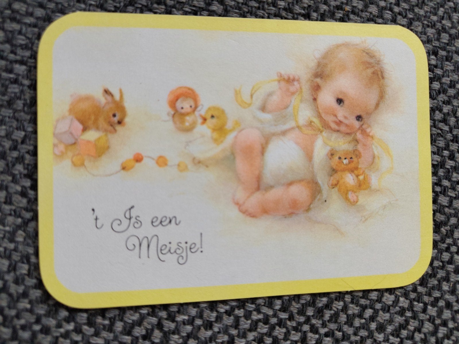 Hallmark kaart, Ophalen of Verzenden, 1990 tot 2000, Geboortekaartje