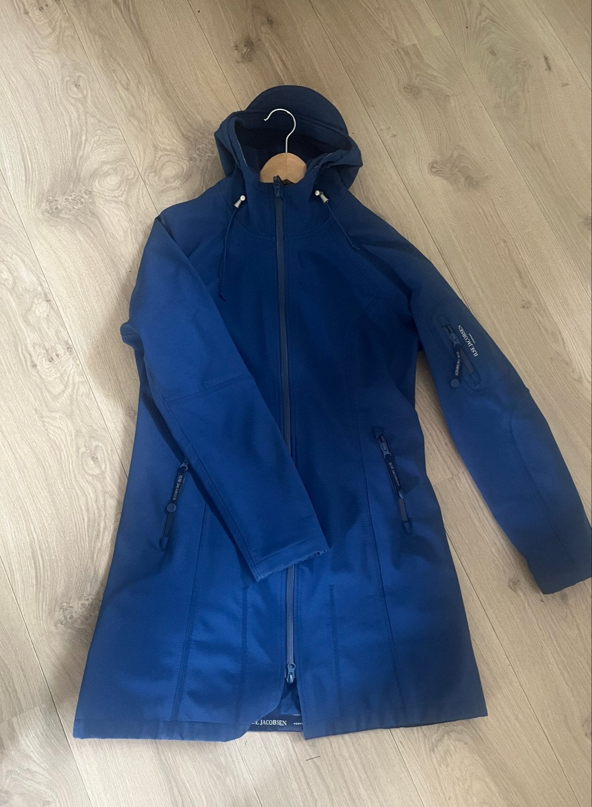 Ilse Jacobsen Softshell Regenjas Maat 38, Ophalen of Verzenden, Zo goed als nieuw, Maat 38/40 (M), Blauw