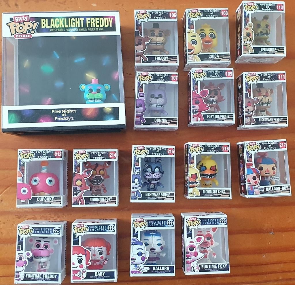 Funko Bitty Pop Five Nights at Freddys figuren, Ophalen of Verzenden, Zo goed als nieuw