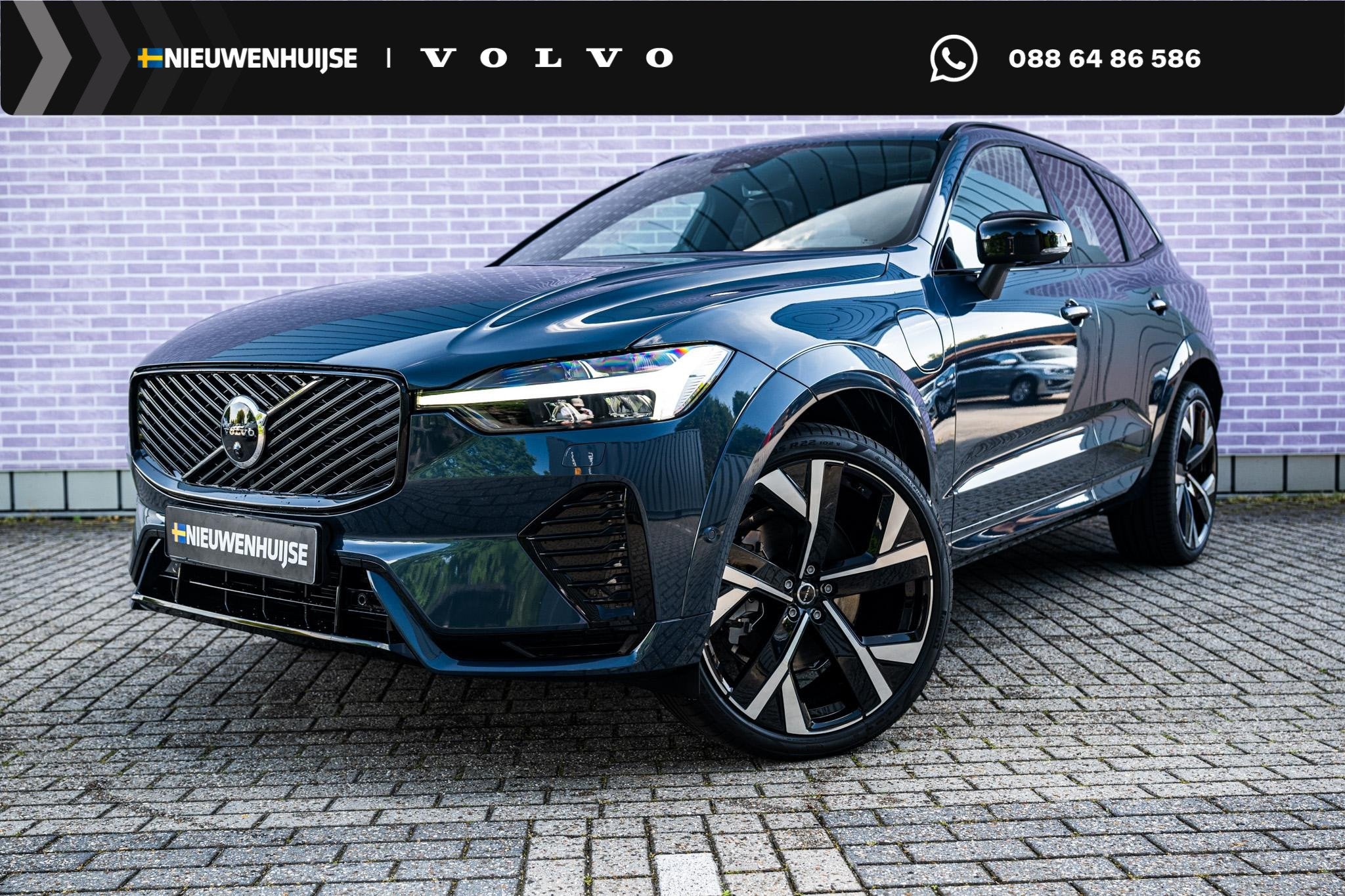 Volvo XC60 T8 Plug-in hybrid AWD Ultra Dark Executive Editio, Auto's, Volvo, Automaat, Stof, Gebruikt, Euro 6
