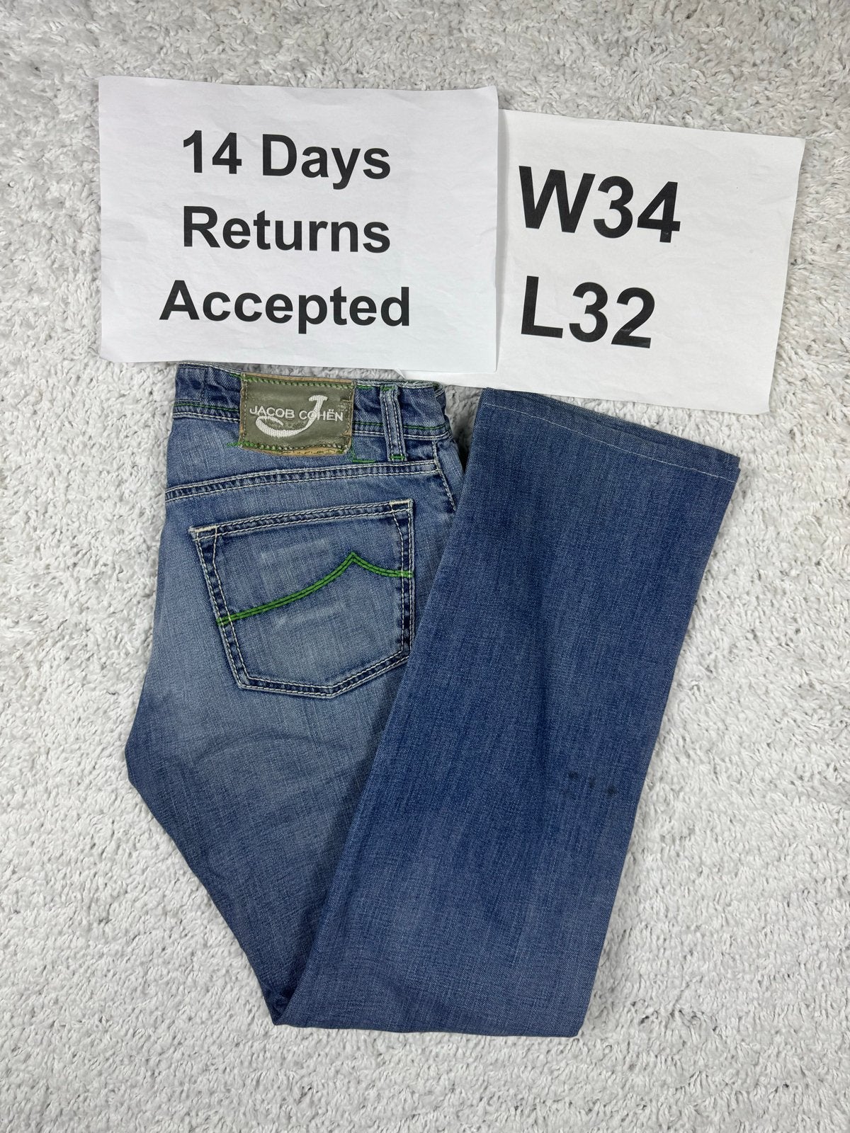 Jacob Cohën J620 Eduard Jeans Regular Fit Blauw W34 L32 2866, H, H, H, W33 - W34 (confectie 48/50)