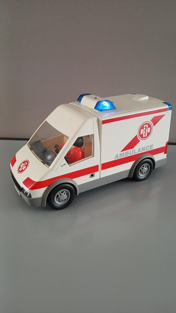 Plamobil ambulance met licht, Ophalen of Verzenden, Gebruikt