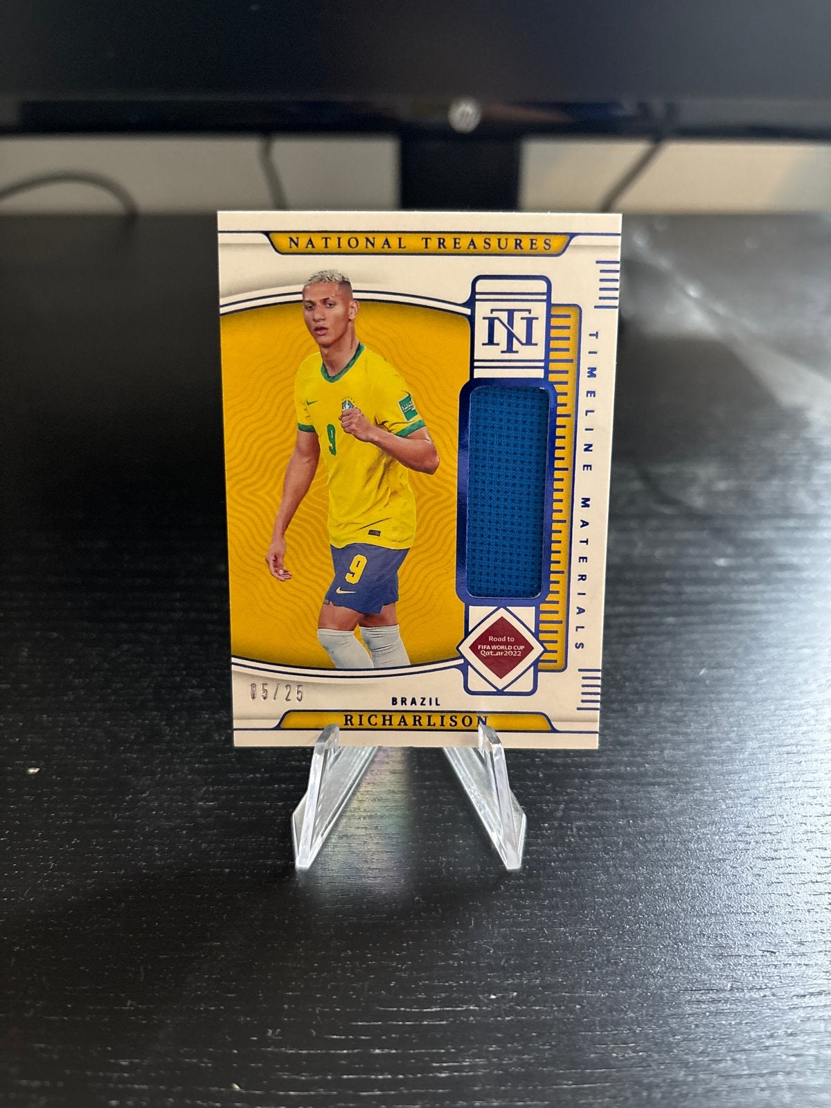 Richarlison /25 National Treasures Timeline Materials Kaart, Verzamelen, Ophalen of Verzenden, Zo goed als nieuw, Buitenlandse clubs