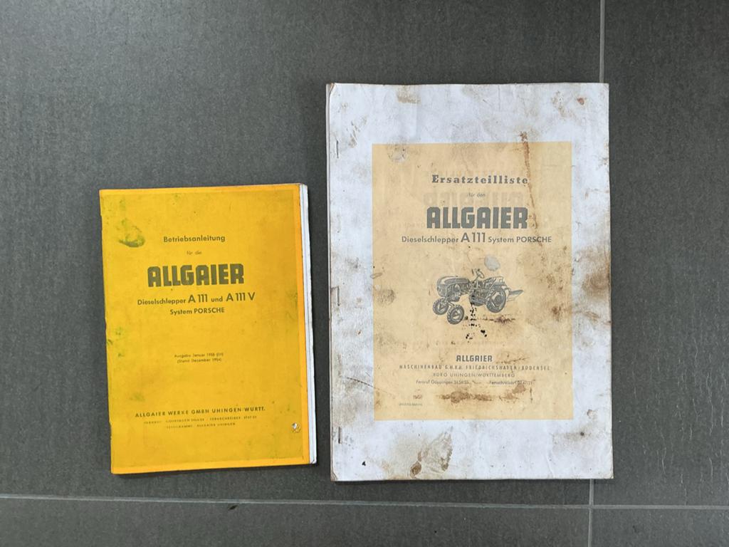 Allgaier Dieselschlepper A111 Porsche: kopie handleiding, Ophalen of Verzenden, Gelezen, Porsche