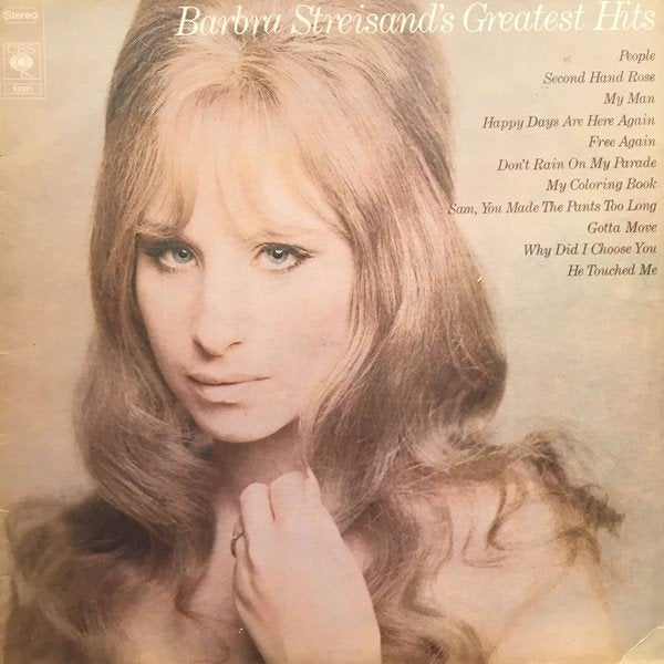 Barbra Streisand ‎  Barbra Streisand's Greatest Hits  lp, Cd's en Dvd's, Vinyl | Pop, Gebruikt, Complilatie, Ophalen of Verzenden