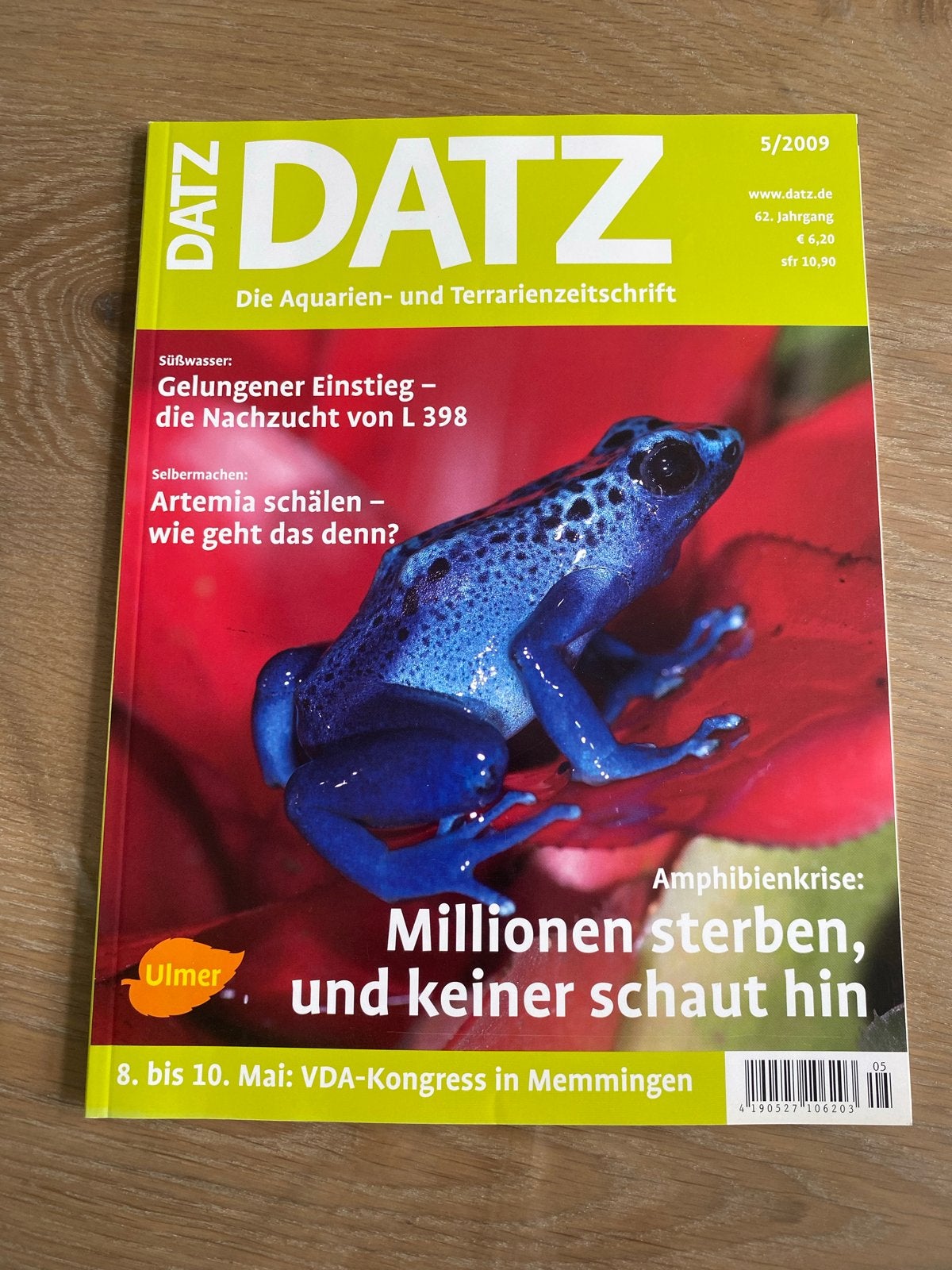 DATZ magazine 5/2009 - Aquarien- und Terrarienzeitschrift, Ophalen of Verzenden, Zo goed als nieuw, Overige typen