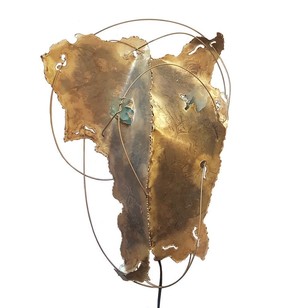 Abstracte sculptuur wandlamp, Gebruikt, -, -, Ophalen of Verzenden