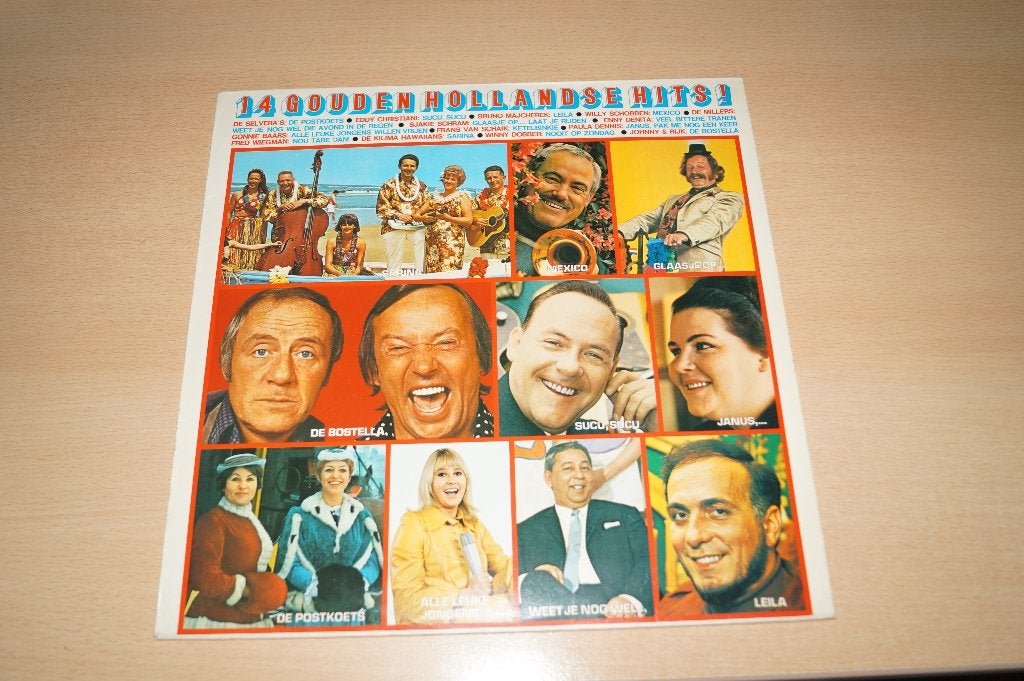 LP 14 Gouden Hollandse Hits - krasvrij 1708, Ophalen, LP, Pop, Zo goed als nieuw