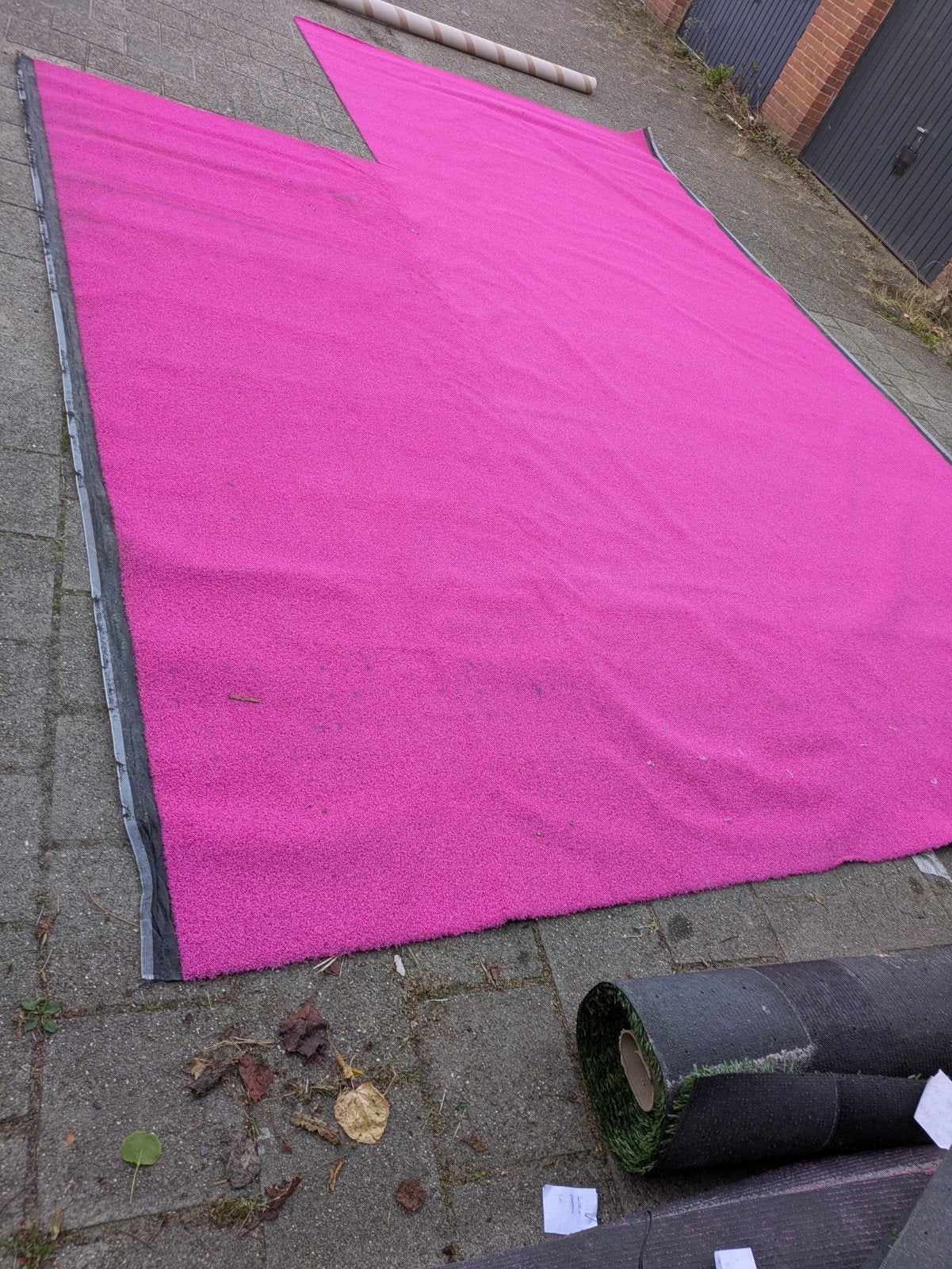 kunstgras nieuw roze 4x5m, Ophalen, Nieuw, 20 m² of meer