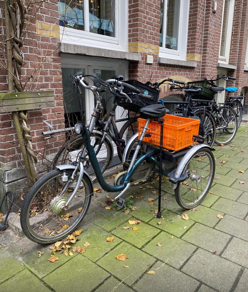 Gebruikte driewieler, Ophalen, Gebruikt, Velgrem