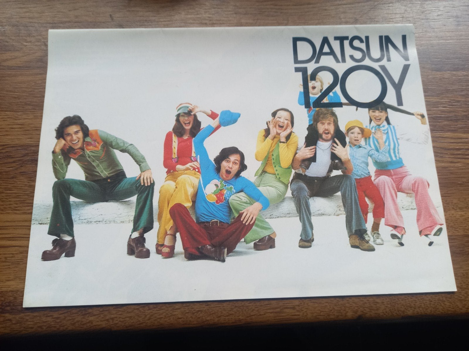 Dikke Folder DATSUN 120Y 1974 NL, Ophalen of Verzenden, Gelezen, Overige merken