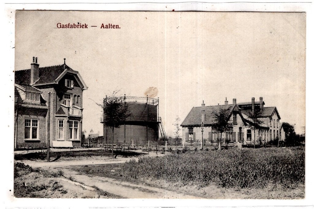 Aalten  Gas fabriek  1913, Verzamelen, Verzenden, Voor 1920, Gelopen