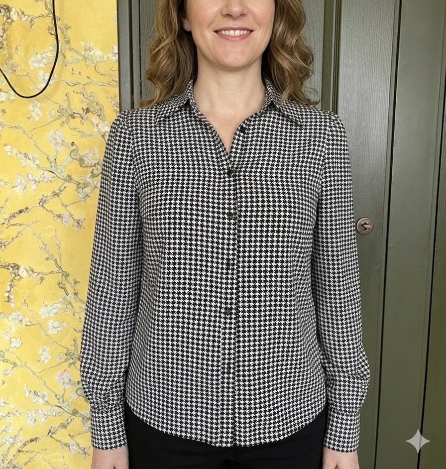 Loavies Blouse met Pofmouwen - Maat S, Ophalen of Verzenden, Zo goed als nieuw, Maat 36 (S), Zwart