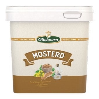 Oliehoorn Franse Mosterd emmer 2500 Gram, Ophalen of Verzenden