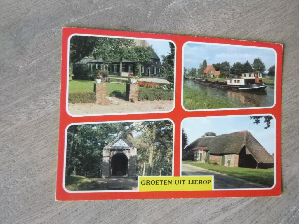 Lierop, groeten uit 1980, Verzamelen, Ansichtkaarten | Nederland, Verzenden, 1980 tot heden, Ongelopen, Noord-Brabant