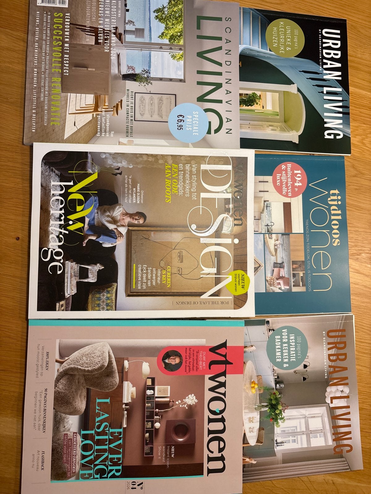 Gratis ophalen: woontijdschriften, Ophalen, Zo goed als nieuw, Overige typen