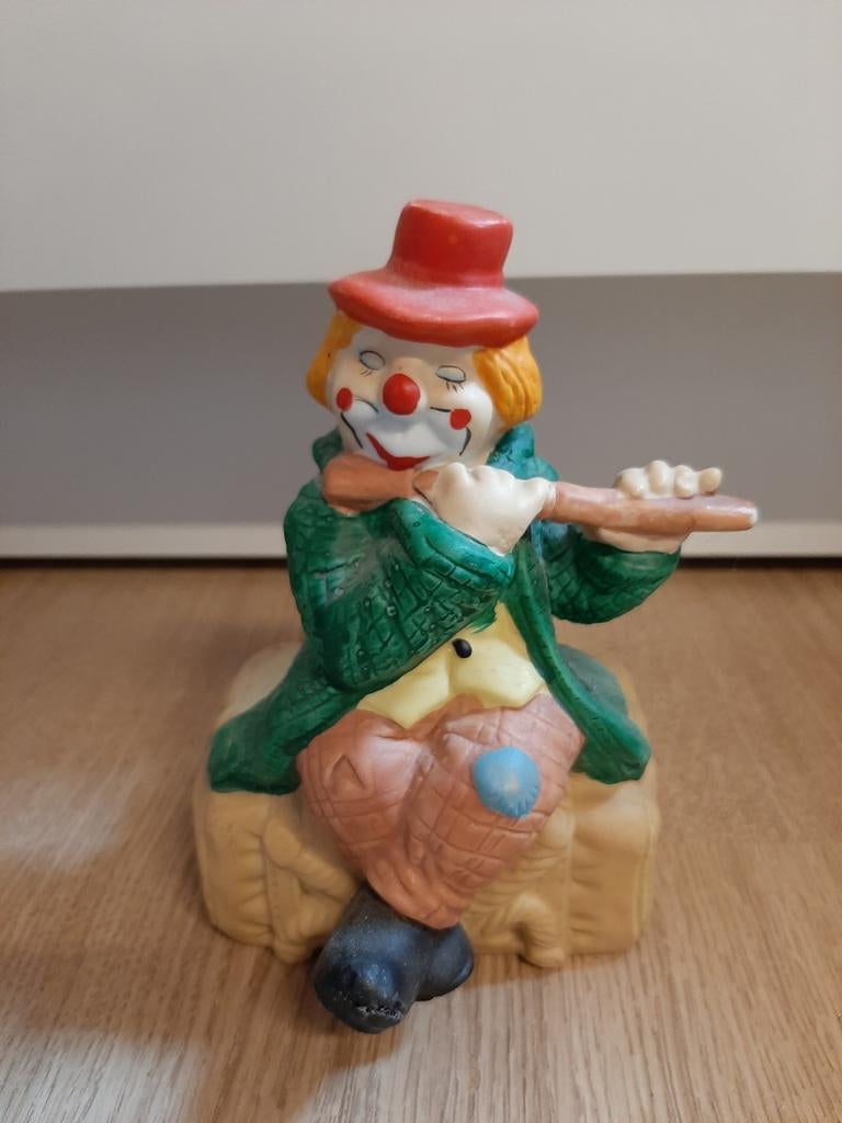 Clown spaarpot, Verzamelen, Ophalen of Verzenden, Steen, Aardewerk of Keramiek