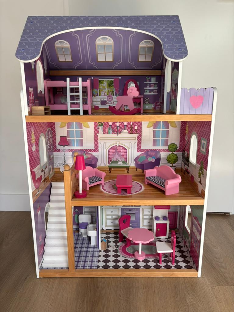 Bandits & Angels houten poppenhuis, Ophalen, Gebruikt, Poppenhuis