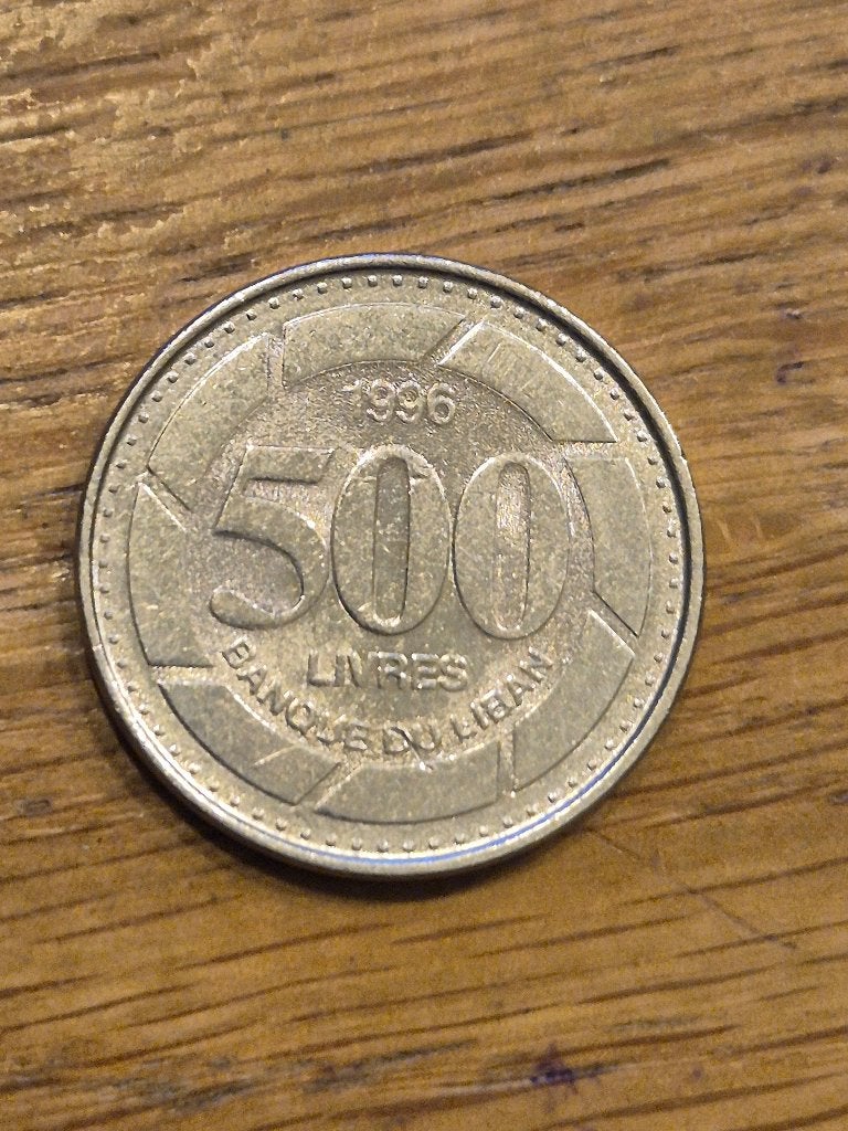 Libanon - 500 Livres 1996, Ophalen of Verzenden, Midden-Oosten