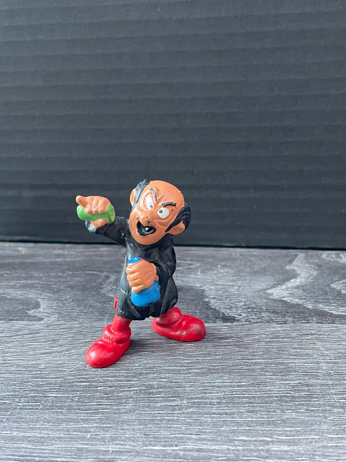 Gargamel Smurfen figuur - Vintage collectible, Verzamelen, Smurfen, Ophalen of Verzenden, Gebruikt, Gargamel, Poppetje, Figuurtje of Knuffel