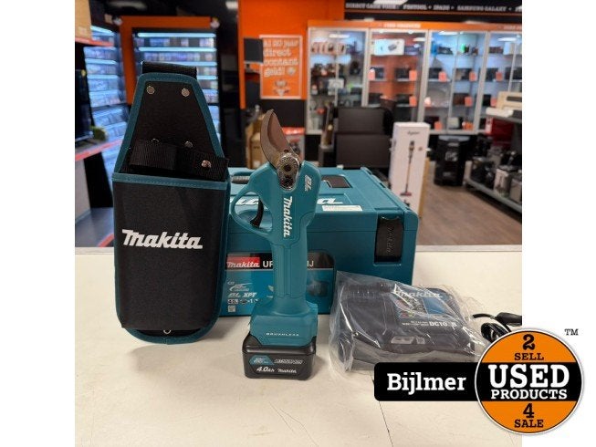 Makita UP100DSMJ Accu Snoeischaar Set 12V 4.0Ah Li-I | Nieuw, Makita, Zo goed als nieuw, Support@makita.com, Makita Corporation, 3-11-8, Sumiyoshi-cho, 
Anjo, Aichi 446-8502
Japan