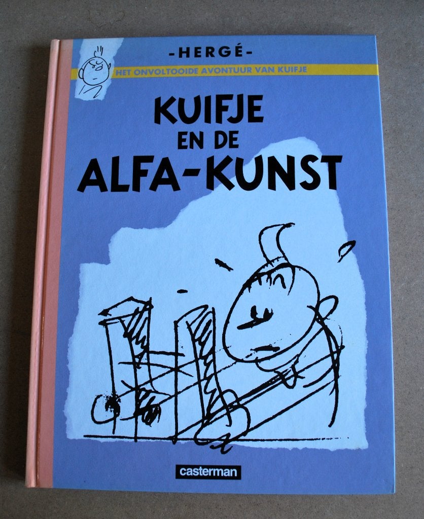 Kuifje en de Alfa-Kunst., Eén stripboek, Ophalen of Verzenden, Zo goed als nieuw, Hergé