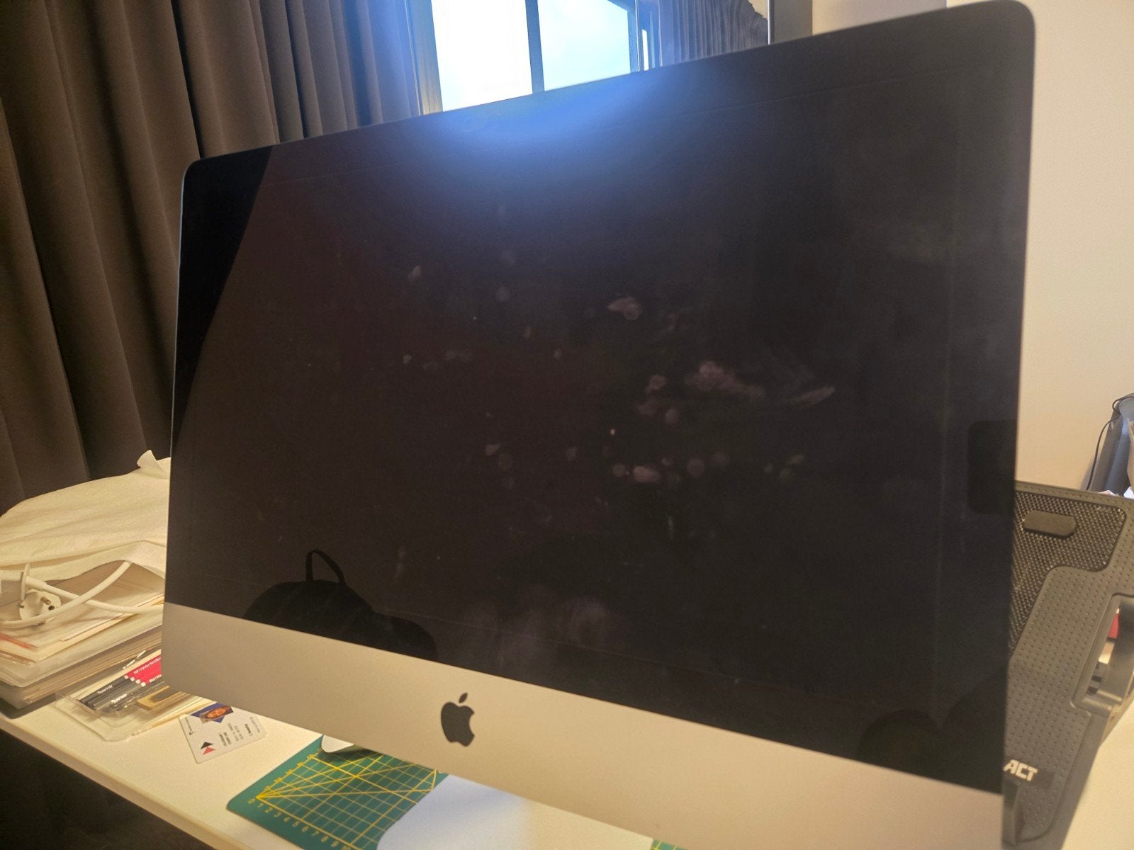 imac scherm +gratis apple muis, Ophalen of Verzenden, Gebruikt, IMac