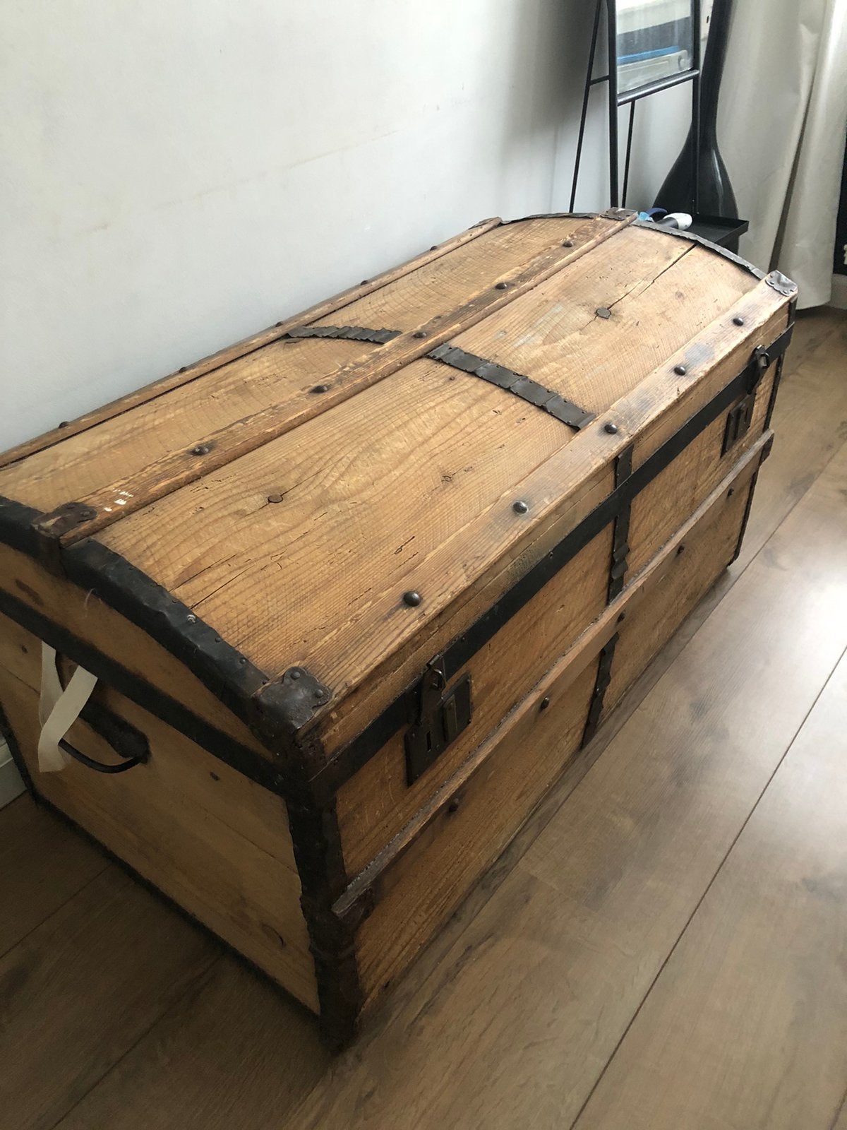 Oude scheepskist, Ophalen, Gebruikt, 100 tot 150 cm, 50 tot 75 cm