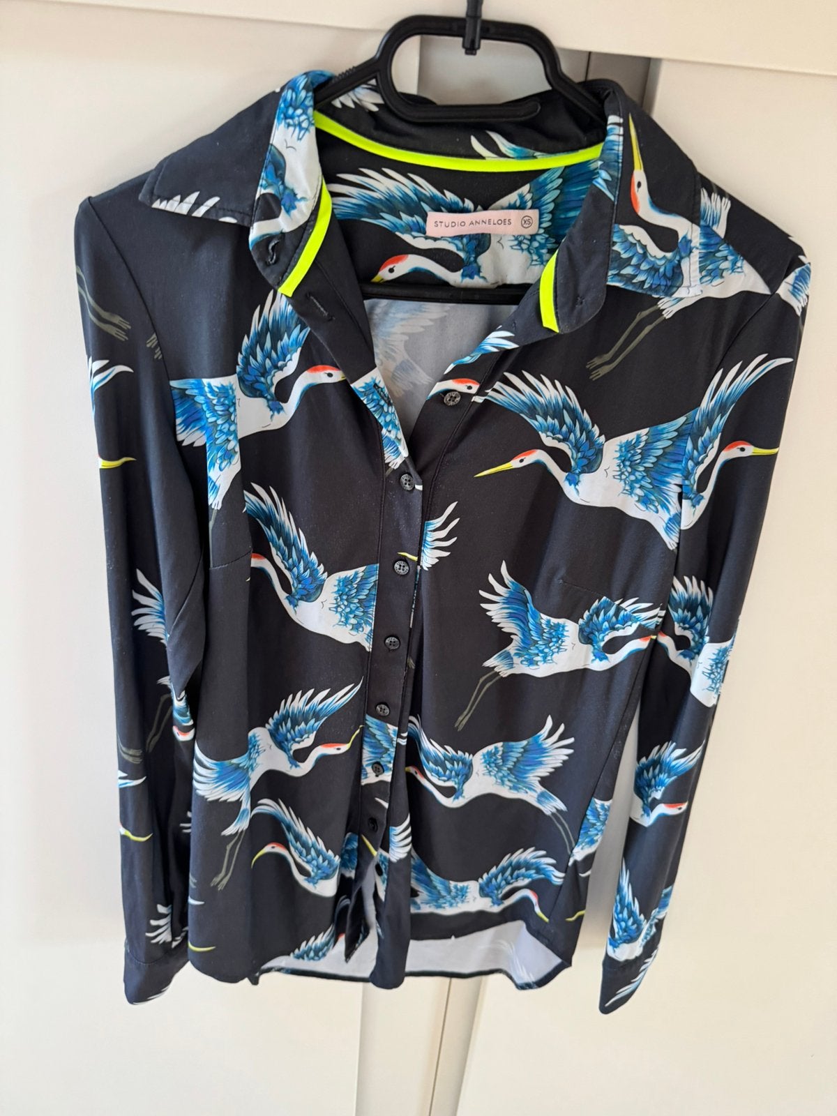 STUDIO ANNELOES LIMITED EDITION BIRDS BLOUSE Maat XS, Kleding | Dames, Verzenden, Zo goed als nieuw, Maat 34 (XS) of kleiner, Meerkleurig