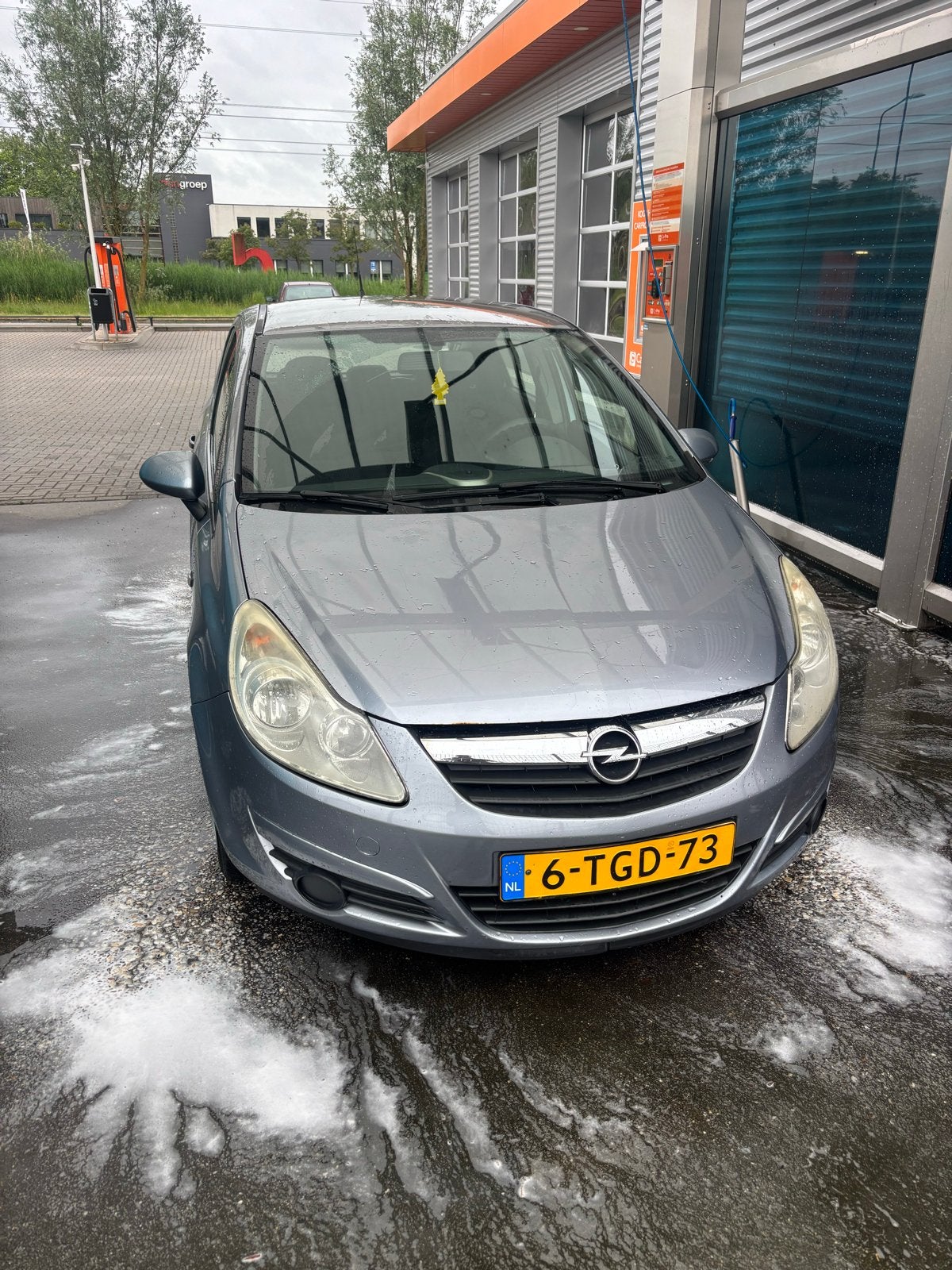 Opel Corsa 1.0 12V 5D 2007 Grijs, Auto's, Opel, Voorwielaandrijving, 40 €/maand, 1045 kg, Handgeschakeld