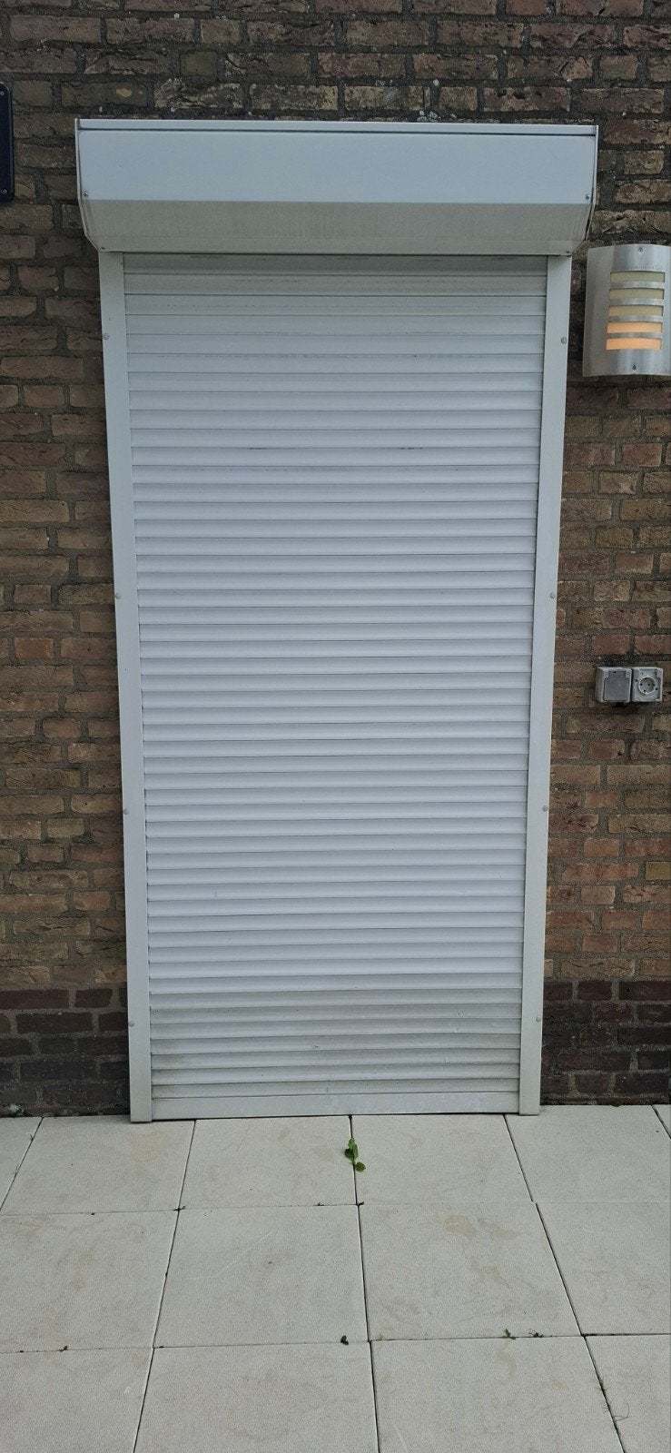 Handmatige rolluiken, Ophalen of Verzenden, Gebruikt, Wit