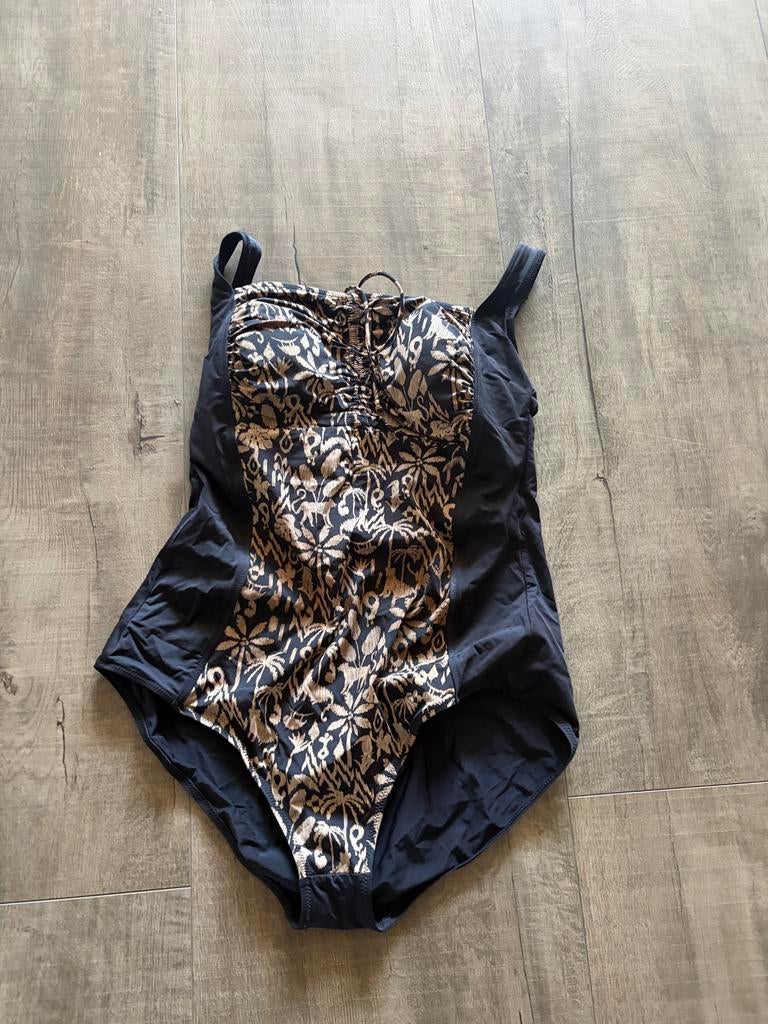 Anita prothese Badpak Zwart met Print - Maat 46/95B, Kleding | Dames, Badmode en Zwemkleding, Ophalen of Verzenden, Zo goed als nieuw