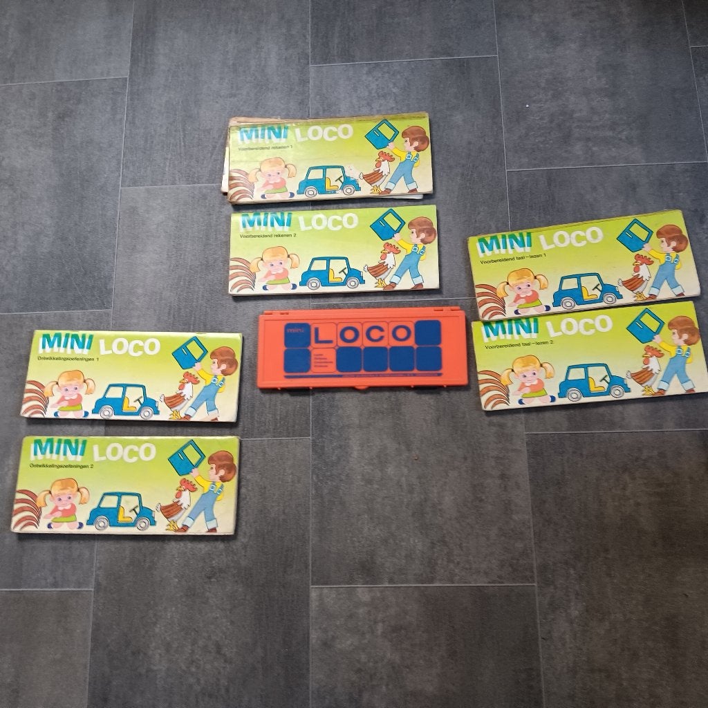 Mini Loco Spelletjes en Boekjes - Educatief Speelgoed, Ophalen of Verzenden, Overige typen