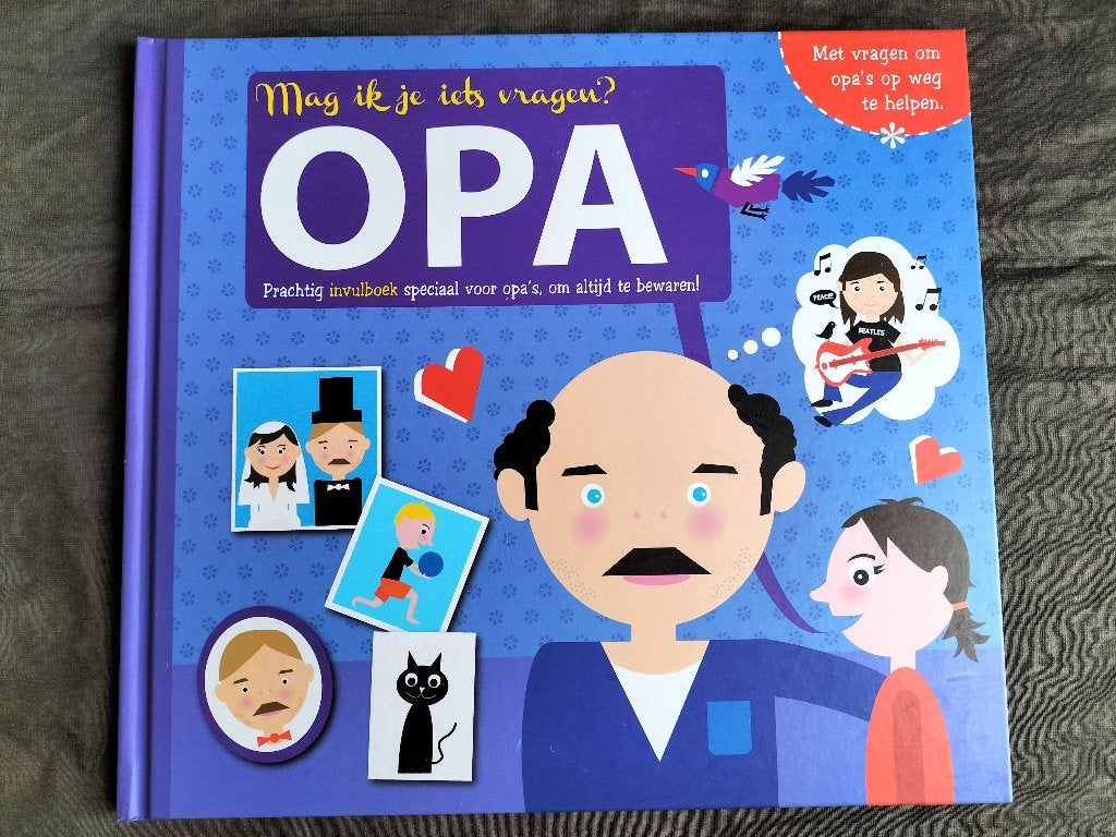 Mag ik je iets vragen? Mama / Papa / Opa (oma is verkocht), Ophalen of Verzenden, Zo goed als nieuw, Opvoeding tot 6 jaar