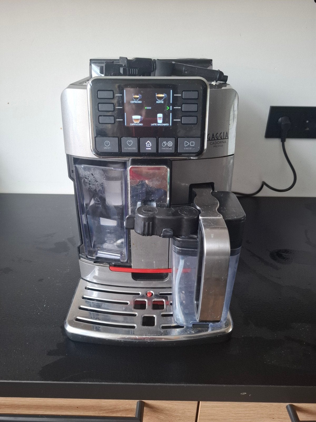Gaggia Cadorna Prestige Volautomatische Espressomachine, Gebruikt, Espresso apparaat, 10 kopjes of meer, Afneembaar waterreservoir