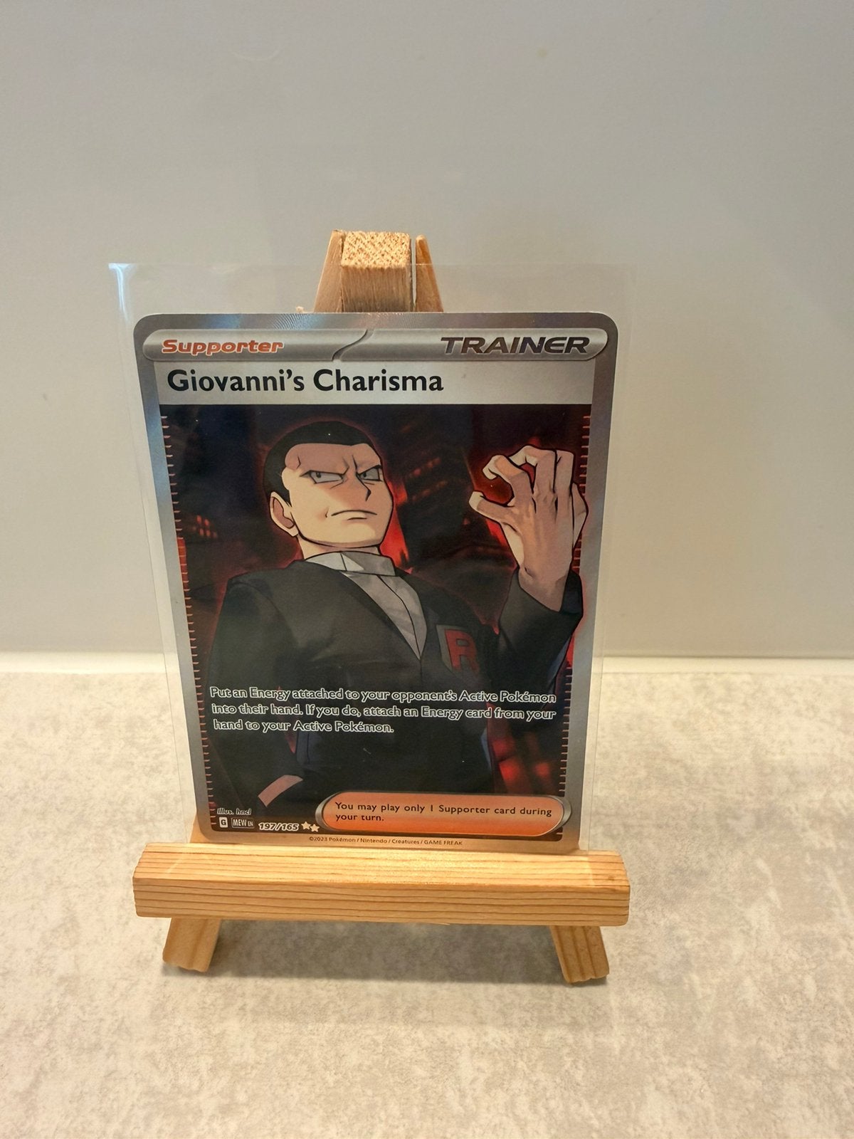 ** 151 Pokemon - Giovanni’s Charisma **, Ophalen of Verzenden, Zo goed als nieuw