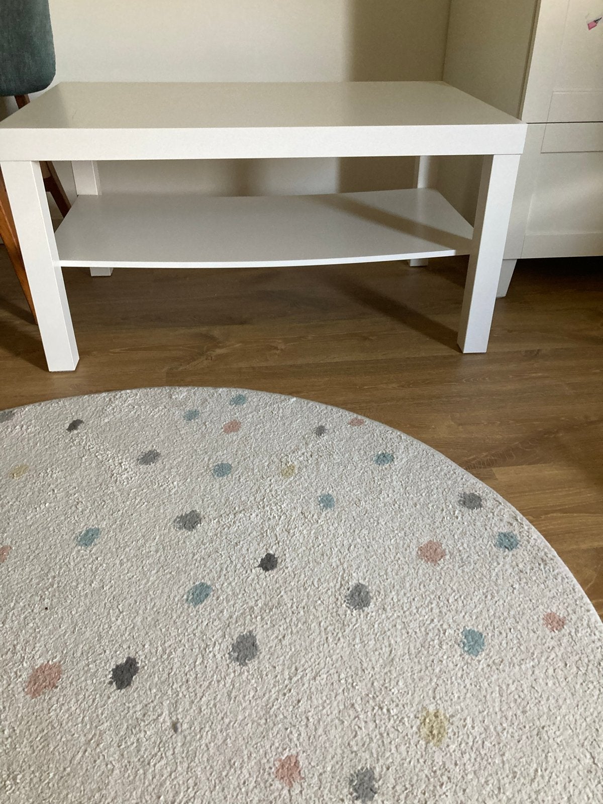 IKEA LACK bijzettafel wit, Ophalen, Gebruikt, 50 tot 100 cm, Overige houtsoorten