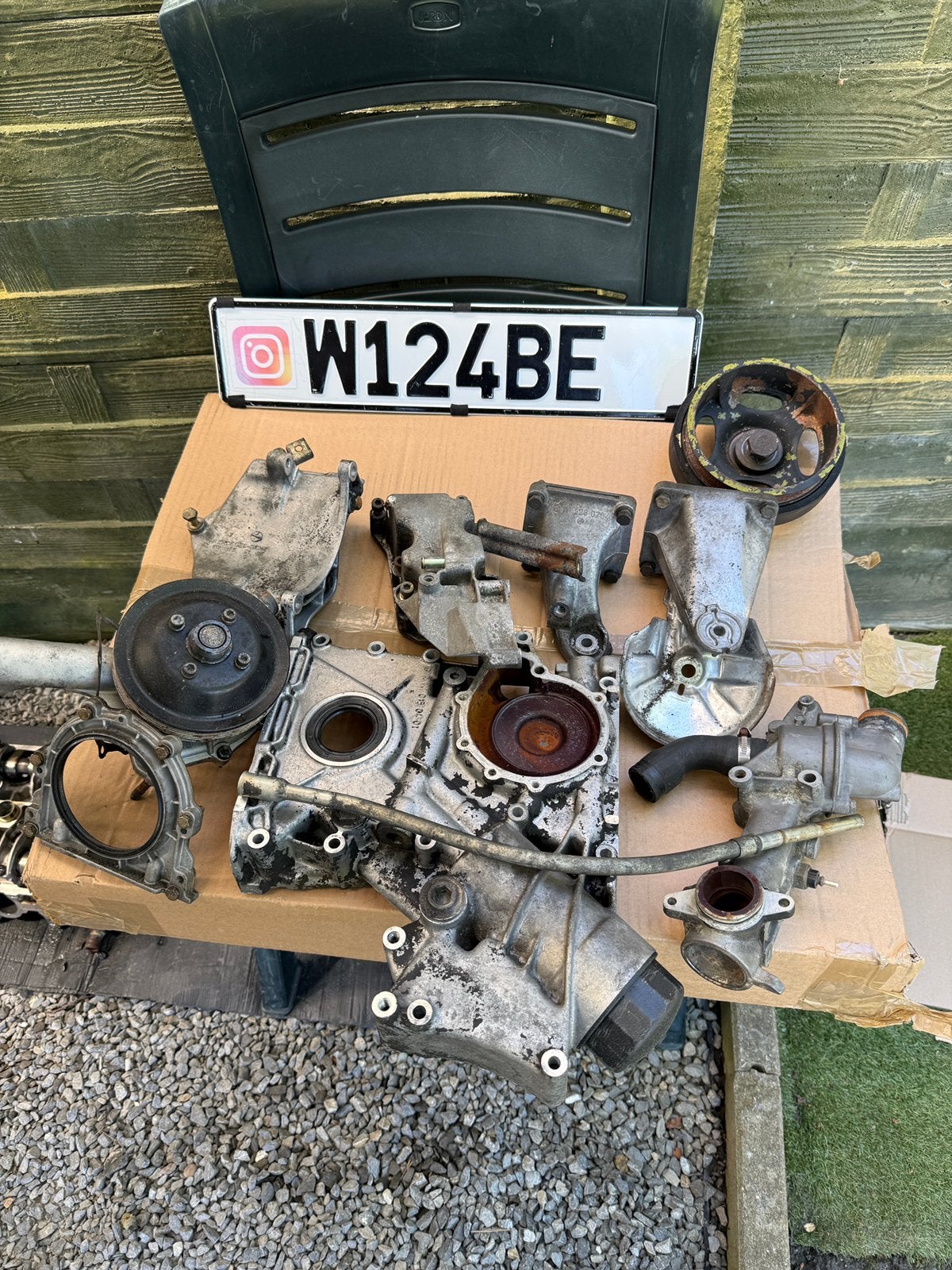 Mercedes W124 m111 coupe motorsteun onderdelen motor w202, Ophalen of Verzenden, Gebruikt, Mercedes-Benz