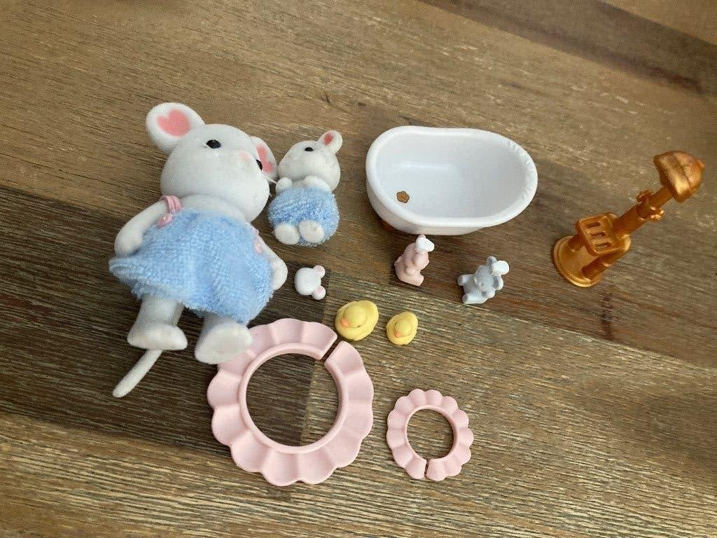 Sylvanian family muizen bad, Ophalen of Verzenden, Zo goed als nieuw