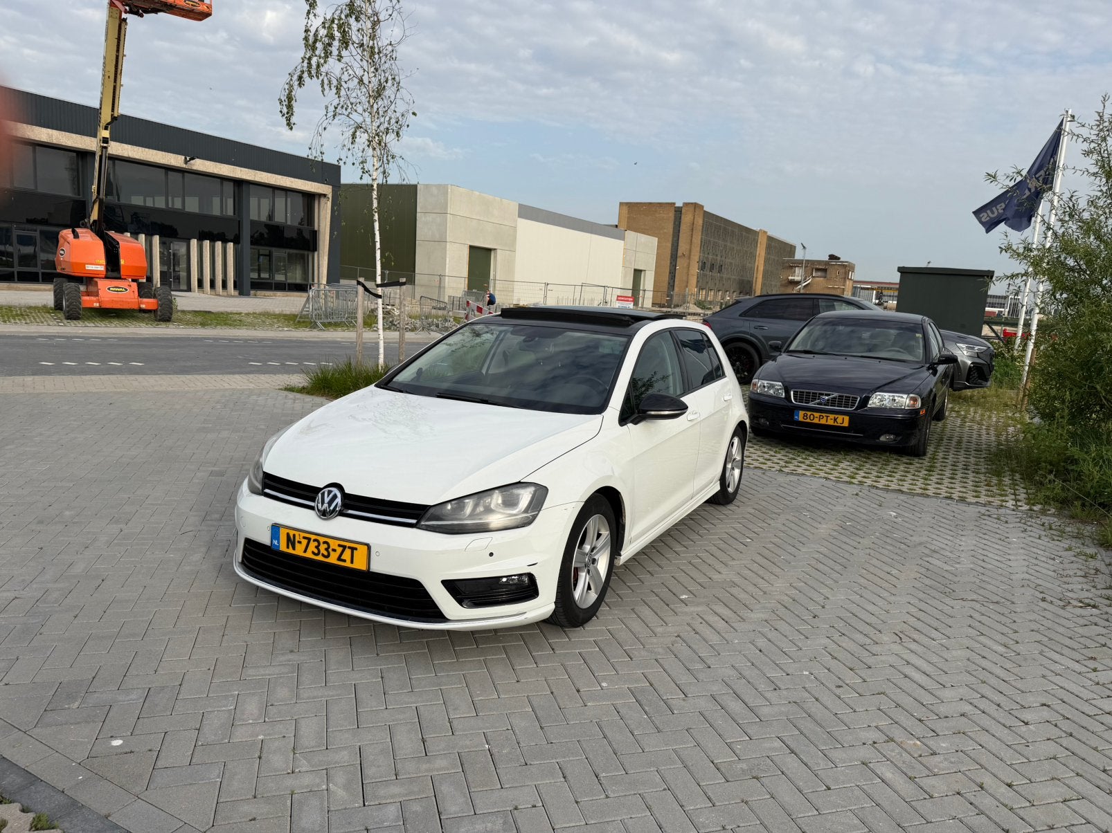 Golf 7 wit panoramadak, Auto diversen, Ophalen, Gebruikt