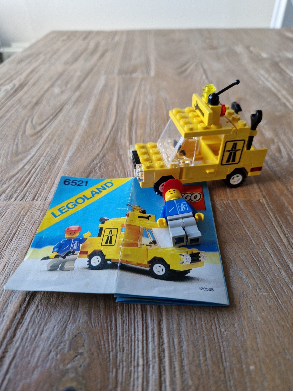 Lego 6521 wegenwacht met boekje, Kinderen en Baby's, Speelgoed | Duplo en Lego, Gebruikt, Lego, Ophalen of Verzenden, Compleet